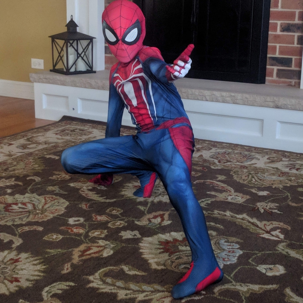 MCU Insomniac Spider-Man 2018 Cosplay Suit